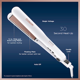 Foto 4 | Foto 4 | Plancha De Pelo Flat Iron Conair De Doble Cerámica De 1 1/4 Pulgadas - Venta Internacional.
