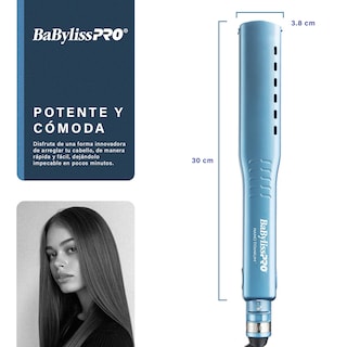 Foto 2 | Foto 2 | Plancha Profesional Babyliss Pro Nano Titanium Iónica Vented 1½'' Cabello Húmedo O Seco