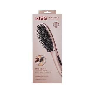 Foto 1 | Foto 1 | Cepillo Alisador De Pelo Kiss Bristle Straightener Heat Pink - Venta Internacional.