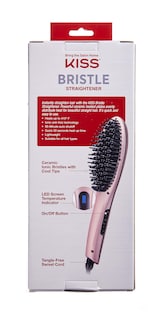Foto 2 | Foto 2 | Cepillo Alisador De Pelo Kiss Bristle Straightener Heat Pink - Venta Internacional.