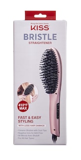 Foto 3 | Foto 3 | Cepillo Alisador De Pelo Kiss Bristle Straightener Heat Pink - Venta Internacional.