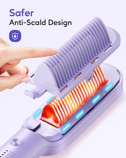 Foto 4 | Foto 4 | Cepillo Alisador De Pelo Wavytalk Ionic 6 Temperature Purple - Venta Internacional.