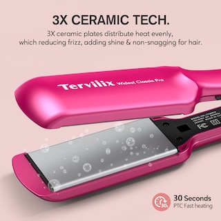 Foto 4 | Foto 4 | Plancha De Pelo Plant Iron Terviiix, Plato De Cerámica De 5 Cm, Color Rosa - Venta Internacional.