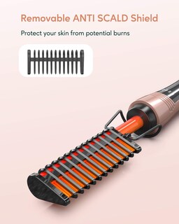 Foto 2 | Foto 2 | Peineta Eléctrica Terviiix Para Pelucas Con Encaje En La Parte Delantera, Cabello Negro - Venta Internacional.