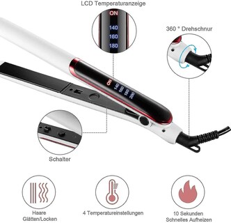 Foto 3 | Foto 3 | Plancha De Pelo 2 En 1 Huoguo Fast Heat Led 140-200 °c - Venta Internacional.