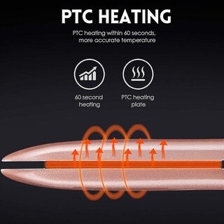 Foto 5 | Foto 5 | Plancha De Pelo Huoguo Wet & Dry Con Pantalla Lcd De Temperatura Blanca - Venta Internacional.