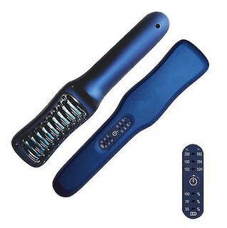 Foto 1 | Foto 1 | Plancha De Pelo Huoguo Mini Inalámbrica De Cerámica Azul Eléctrico - Venta Internacional.