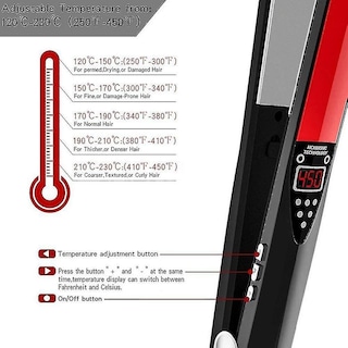 Foto 4 | Foto 4 | Planchas De Pelo Huoguo 2 En 1 De Iones Negativos Con Pantalla Led - Venta Internacional.