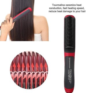 Foto 4 | Foto 4 | Cepillo Alisador De Pelo Huoguo Professional Ceramic 2 En 1 - Venta Internacional.