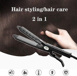 Foto 2 | Foto 2 | Plancha De Pelo Huoguo Professional Wet/dry Steam Black - Venta Internacional.