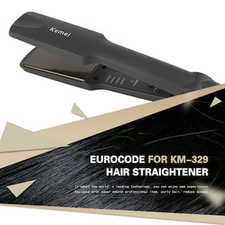 Foto 2 | Foto 2 | Planchas De Pelo Genérica Km-329 Professional Black - Venta Internacional.