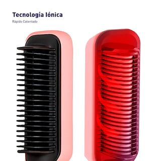 Foto 2 | Foto 2 | Cepillo Alisador Para Cabello Calentamiento Rápido Con Clips Y Liga Incluidos (rosa) Bluelander