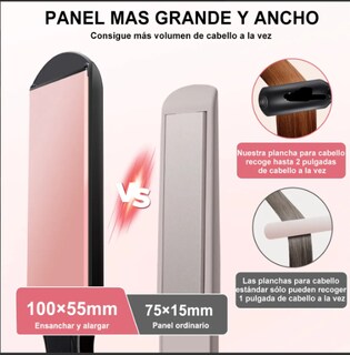 Foto 4 | Foto 4 | Planchas De Cabello Profesional Infrarrojos Cerámica Alaciadoa Plachas Extras Anchas De 2 2 Pulgadas 26 Temperaturas 2 En 1