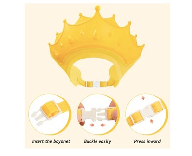 Foto 3 | Foto 3 | Gorro De Ducha Ajustable Xtellar Para Proteger Ojos Y Oídos Del Bebé