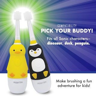 Foto 3 | Foto 3 | Cabezal de Repuesto Ultrasuaves para Cepillo de Dientes Sónico Brilliant Oral Care Kids 2 Piezas - Venta Internacional