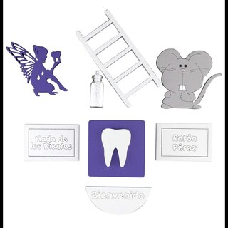 Foto 3 | Foto 3 | Nandos El Detalle Perfecto Puerta Mágica Grande Para El Ratón De Los Dientes, Morada