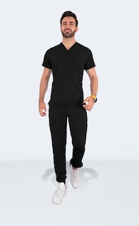 Foto 5 | Foto 5 | Conjunto Quirúrgico Antifluidos Negro Sea Brazil para Hombres