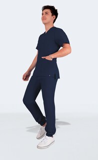 Foto 5 | Foto 5 | Conjunto Quirúrgico Antifluidos Azul Marino Sea Brazil para Hombre