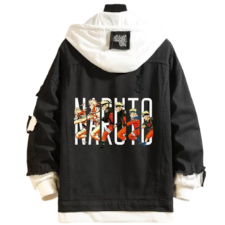 Foto 1 | Foto 1 | Chaqueta Vaquera Uzumaki Naruto Digital Pattern Para Hombre
