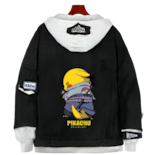Chaqueta Vaquera Sanmu Con Estampado Digital Sasuke Pikachu