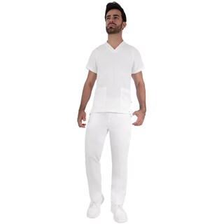 Foto 1 | Foto 1 | Conjunto Quirúrgico Antifluidos Corte Recto Hombre Blanco Sea Brazil