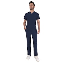Conjunto Quirúrgico Antifluidos Corte Recto Hombre Azul Marino Sea Brazil