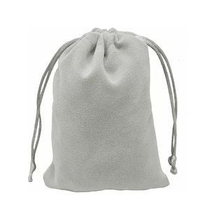 Foto 1 | Foto 1 | 20 Pcs Bolsas BELUG de Terciopelo con Cordón Para Regalo 10x12cm Gris