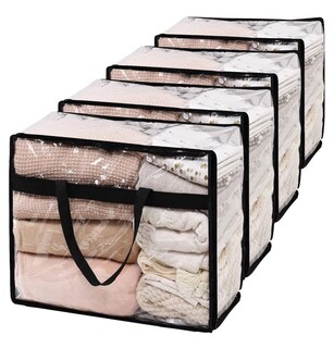 Foto 1 | Foto 1 | Bolsas De Almacenamiento Transparente Con Cierre 4 Organizadores