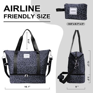 Foto 2 | Foto 2 | Bolsa De Viaje Woomada Weekender Para Mujer Con Compartimento Para Zapatos - Venta Internacional.