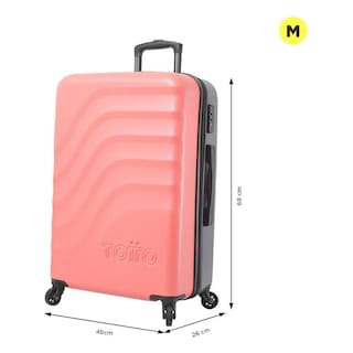 Foto 3 | Foto 3 | Totto Maleta De Viaje Mediana Rígida 4.2kg Bazm232 Rosa