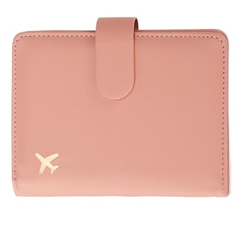 Foto 3 | Foto 3 | Porta Pasaporte Familiar Documentos Funda Protectora Viaje Rosa