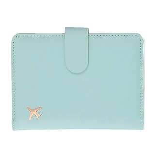 Foto 5 | Foto 5 | Portapasaporte Familiar - Documentos Funda Protectora Viaje color Azul/Verde