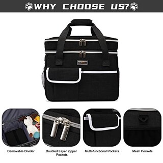 Foto 4 | Foto 4 | Bolsa De Viaje Para Mascotas Baglher Dog Para Suministros, 30 Litros, Color Negro - Venta Internacional.