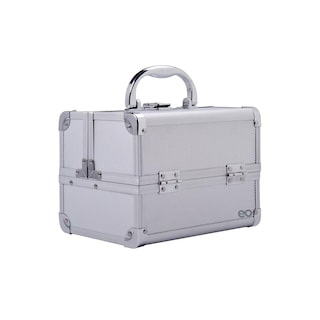 Foto 1 | Foto 1 | Neceser Maletín Metálico Reforzado Cosmetiquera Profesional Eo Safe Imports Esi-15558-1 Plata