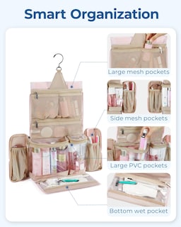 Foto 4 | Foto 4 | Neceser de Viaje Bagsmart Rosa-Venta Internacional
