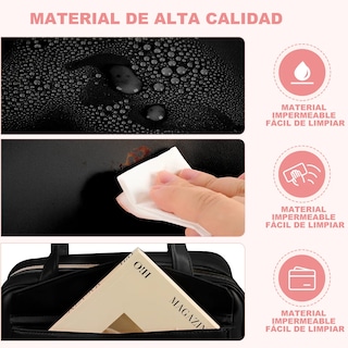 Foto 2 | Foto 2 | Neceser Cosmetiquera, Caja De Viaje Mujer 4 En 1 Eo Safe Imports Esi-18965 Negro