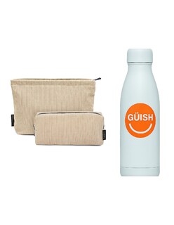 Foto 1 | Foto 1 | Cosmetiquera beige 2pcs + Gratis Termo GÜISH de regalo