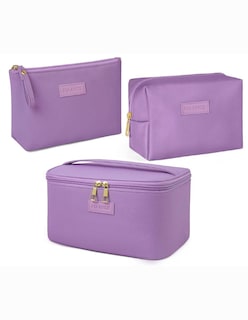 Foto 1 | Foto 1 | 3pcs Cosmetiquera Bolsa Viaje Violeta