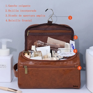 Foto 2 | Foto 2 | Neceser Cosmetiquera Belug Viaje Organizadora Portátil Marron Claro