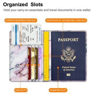 Foto 3 | Foto 3 | Cartera De Viaje Fintie Con Bloqueo Rfid Con Soporte Para Pasaporte - Venta Internacional.