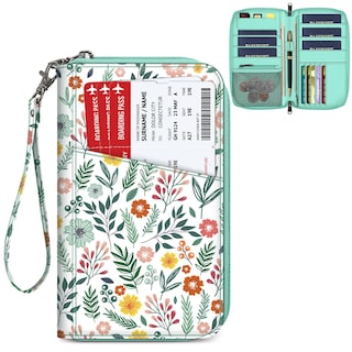 Foto 2 | Foto 2 | Funda Para Pasaporte, Cartera Fintie Family, De Nailon, Con Bloqueo Rfid - Venta Internacional.