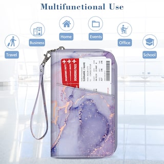 Foto 3 | Foto 3 | Funda Para Pasaporte Fintie Family, Piel Vegana Con Bloqueo Rfid - Venta Internacional.