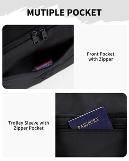 Foto 7 | Foto 7 | Bolsa De Viaje Wandf Con Bolsillo Húmedo Y Compartimento Para Zapatos - Venta Internacional.