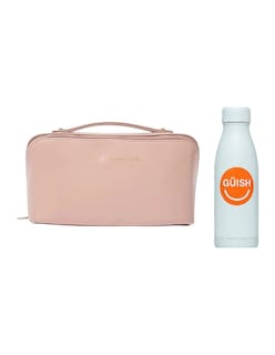 Foto 1 | Foto 1 | Neceser Organizador Viaje Portátil Impermeable Rosa + Gratis Termo Güish De Regalo
