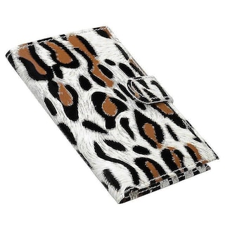 Foto 1 | Foto 1 | Funda Para Pasaporte Con Insignias Y Pases Color Beige Leopardo Huoguo - Venta Internacional.