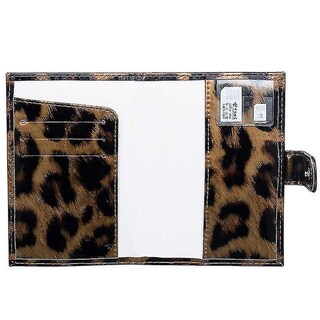 Foto 2 | Foto 2 | Funda Para Pasaporte Con Insignias Y Pases Color Beige Leopardo Huoguo - Venta Internacional.