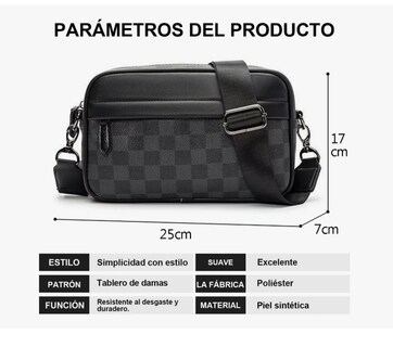 Foto 4 | Foto 4 | Bandolera De Cuero De Los Hombres Crossbody Bolso De Hombro
