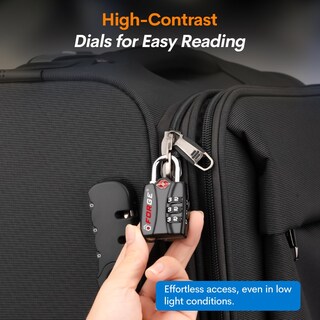 Foto 6 | Foto 6 | Indicador De Alerta Abierto Lock Forge Con Combinación De Equipaje De La Tsa, Paquete De 4 Unidades - Venta Internacional.