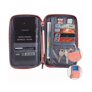 Foto 3 | Foto 3 | Cartera Porta Funda Pasaporte Documentos Visa Bolsa De Viaje Eo Safe Imports Esi-5219 color Rosa