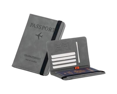 Foto 1 | Foto 1 | Porta Pasaporte Bluelander color Gris